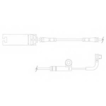 Контрольный контакт износа тормозных колодок DELPHI LZ0170