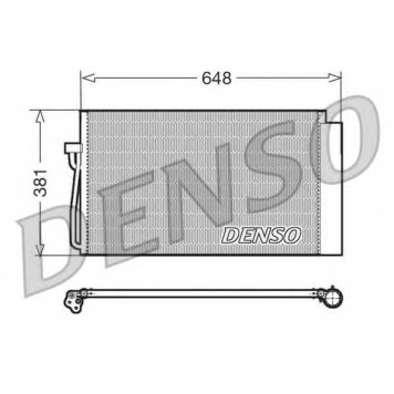 Конденсатор кондиционера DENSO DCN05017