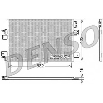 Конденсатор кондиционера DENSO DCN06007