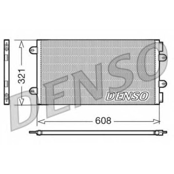 Конденсатор кондиционера DENSO DCN09104