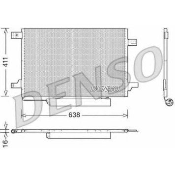 Конденсатор кондиционера DENSO DCN17004