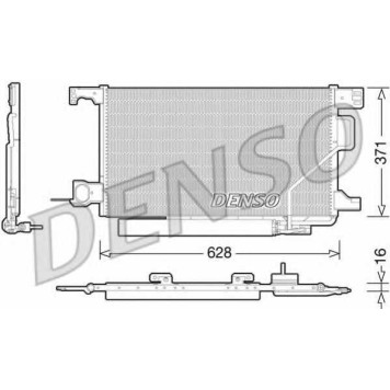 Конденсатор кондиционера DENSO DCN17026