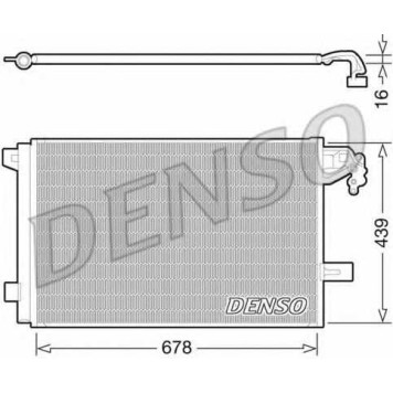Конденсатор кондиционера DENSO DCN32063