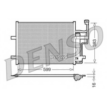 Конденсатор кондиционера DENSO DCN44003