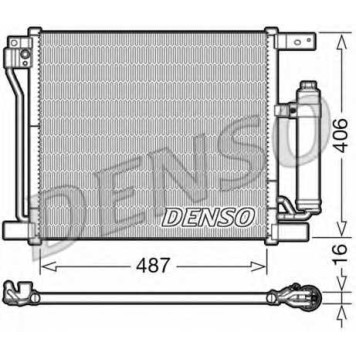 Конденсатор кондиционера DENSO DCN46021