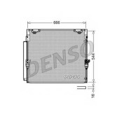 Радиатор кондиционера TOYOTA LAND CRUISER UZJ200 07- / LEXUS LX570 07- <b>DENSO DCN50036</b>
