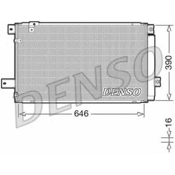 Конденсатор кондиционера DENSO DCN50049