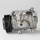 Компрессор кондиционера TOYOTA LAND CRUISER 200 07- 1 / 3UR / 1VD в сборе с муфтой <b>DENSO DCP50088</b>