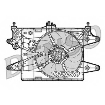 Вентилятор охлаждения двигателя DENSO DER09081