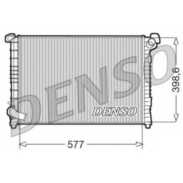 Радиатор охлаждения двигателя DENSO DRM05101