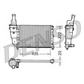 Радиатор охлаждения двигателя DENSO DRM09095