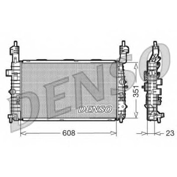 Радиатор охлаждения двигателя DENSO DRM20093