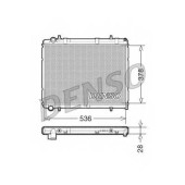 Радиатор охлаждения двигателя DENSO DRM21035