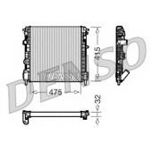 Радиатор охлаждения двигателя DENSO DRM23014