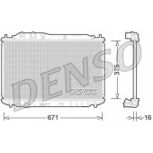 Радиатор охлаждения двигателя DENSO DRM40028