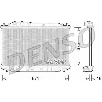 Радиатор охлаждения двигателя DENSO DRM40028