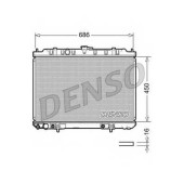 Радиатор охлаждения двигателя DENSO DRM46008