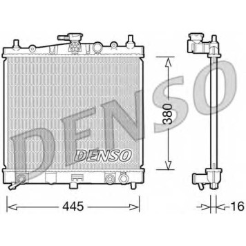 Радиатор охлаждения двигателя DENSO DRM46036