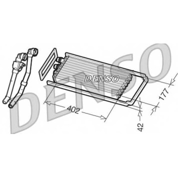 Радиатор отопления салона DENSO DRR12101