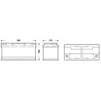 Аккумулятор DETA 605901095 / DK1050-1