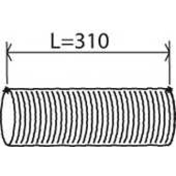 Сильфон системы выпуска DINEX 21109