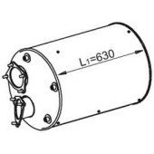 Средний глушитель выхлопных газов DINEX 21333