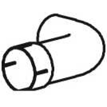 Труба выхлопного газа DINEX 47257