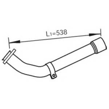Труба выхлопного газа DINEX 47261