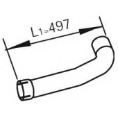 Труба выхлопного газа DINEX 47276