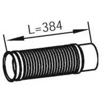 Труба выхлопного газа DINEX 48228