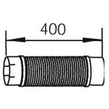 Сильфон системы выпуска DINEX 48259