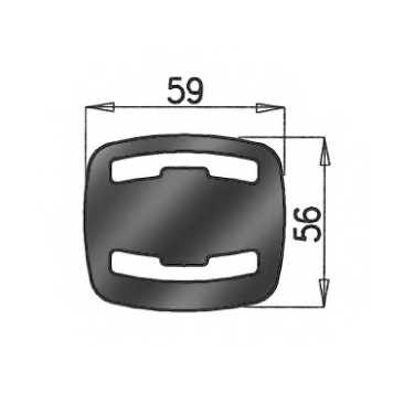 Резиновые полоски системы выпуска DINEX 50809