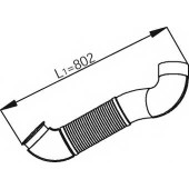 Труба выхлопного газа DINEX 54197