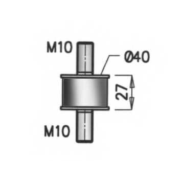 Резиновые полоски системы выпуска DINEX 64804