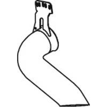 Труба выхлопного газа DINEX 68714