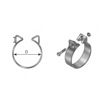 Клемма системы выпуска DINEX 68819