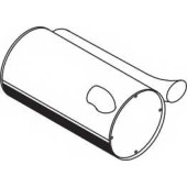 Средний / конечный глушитель ОГ DINEX 80339