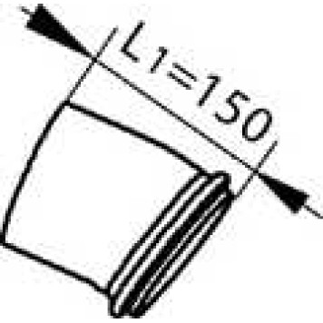 Труба выхлопного газа DINEX 81134