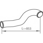 Труба выхлопного газа DINEX 81717