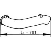 Труба выхлопного газа DINEX 81729