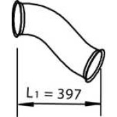 Труба выхлопного газа DINEX 82210