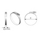 Клемма системы выпуска DINEX 98876