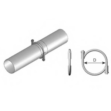 Клемма системы выпуска DINEX 99114