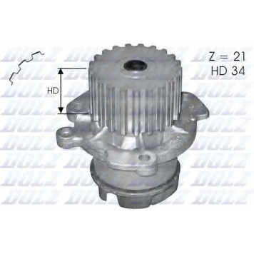 DOLZ L124 - помпа водяная