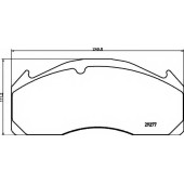Колодки тормозные дисковые для VOLVO 9700, 9900, B 12, B 9, FH 12, FH 16, FL, FM 12, FM 9 <b>DON CVP037K / 29277</b>