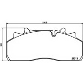 Колодки тормозные дисковые <b>DON CVP090K / 29313</b>