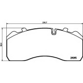 Колодки тормозные дисковые <b>DON CVP082K / 29095</b>