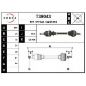 Приводной вал EAI T39043