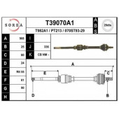 Приводной вал EAI T39070A1