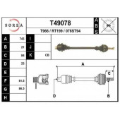Приводной вал EAI T49078